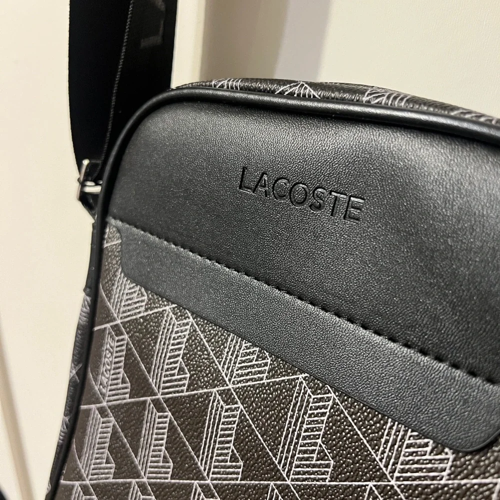 Lacoste Monogram Vertical Camera Bag Crossbody bag